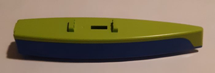 Boat, Hull Unitary 36 x 7 x 5 (Catamaran Half) with Lime Top (65417 / 65418)