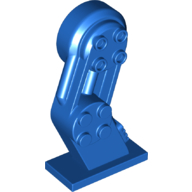 Large Figure Leg Mechanical Left with Molded Black Rotation Joint Pin Pattern