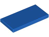 NEW LEGO PART 87079 SAND BLUE 2 x 4 TILE x 6 