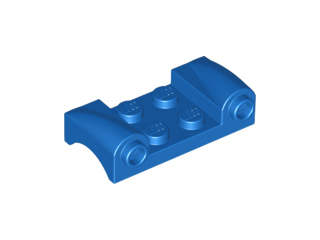 Vehicle, Mudguard 2 x 4 with Headlights and Curved Fenders