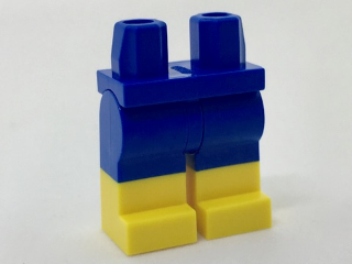 LEGO Minifigure Legs Green Blue Red Hips and Legs with Yellow Boots 