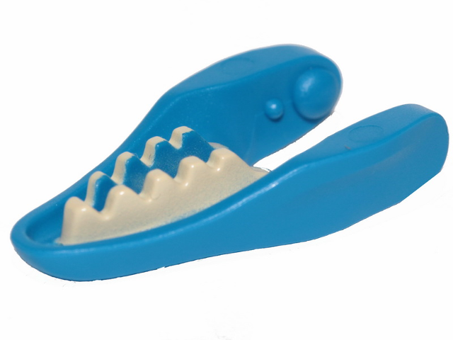 Dinosaur Jaw Lower Raptor with Tan Teeth Pattern