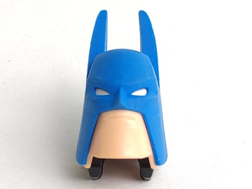 Large Figure Head Modified Super Heroes Batman with Light Nougat Face Pattern