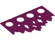 Minifigure Skirt Cloth Tattered - Traditional Starched Fabric