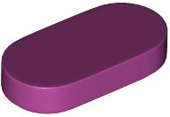 Tile, Round 1 x 2 Oval