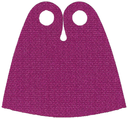 Minifigure Cape Cloth, Teardrop Neck Cut - Spongy Stretchable Fabric