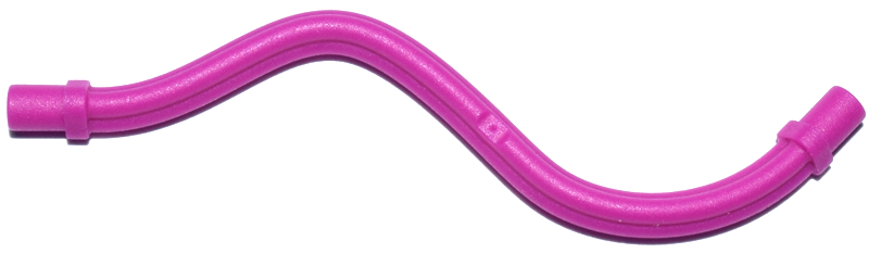 Hose, Wavy  8L with Bar Ends - Flexible Rubber