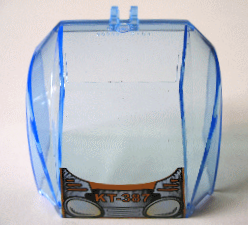 Windscreen 4 x 6 x 4 Canopy with Hinge and Yellow Headlights Pattern