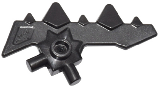 Minifigure, Weapon Blade with Bars and 5 Spikes