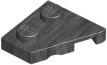 Wedge, Plate 2 x 2  Left