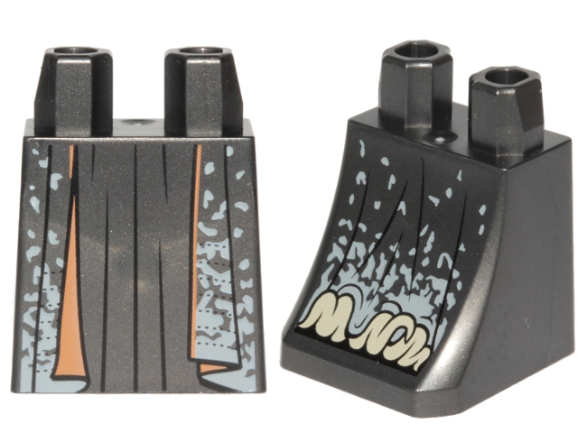 Lower Body, Skirt with SW Robe and Dirts Stains Pattern