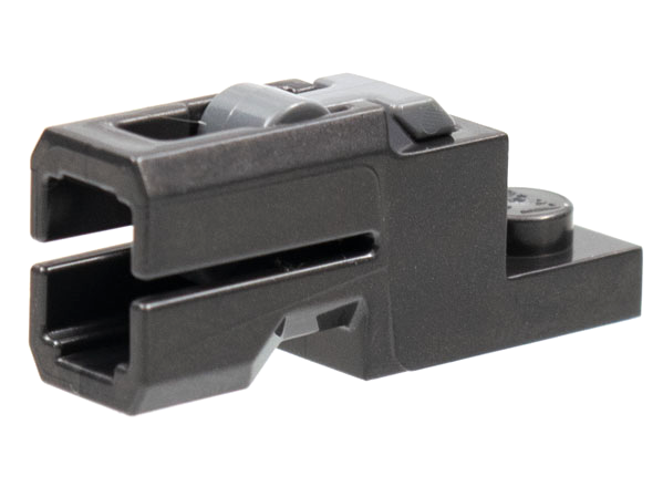 Projectile Launcher, 1 x 2 Mini Blaster / Tile Shooter with Dark Bluish Gray Trigger (69754 / 69755)