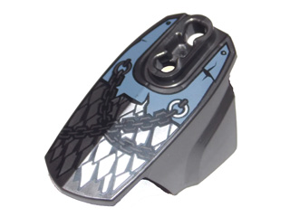 Hero Factory Armor with Ball Joint Socket - Size 5 with Scaly Armor and Chains Pattern