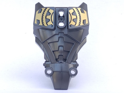Hero Factory Full Torso Armor with Gold Technical Gear Pattern (Bulk)