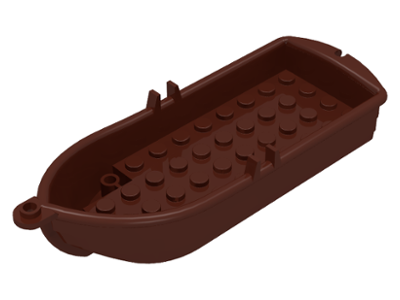 lego brown boat