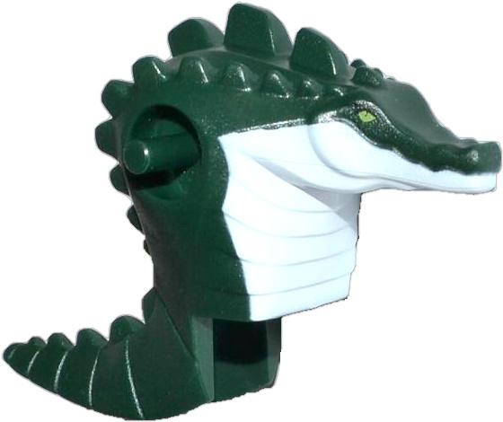 Torso/Head Alien, Leatherhead White Chest Pattern