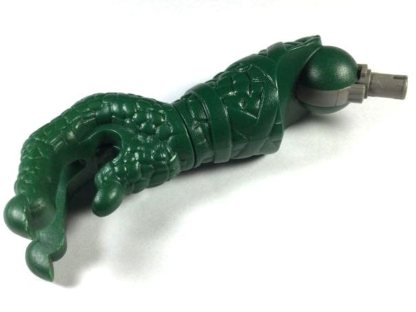 Galidor Limb Arm Euripides, Bottom Section with Rotatable Hand and Dark Gray Rotation Joint Pin