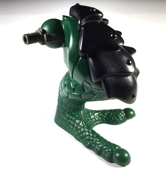 Galidor Limb Leg Euripides, Left with Black Armor and Dark Gray Rotation Joint Pin