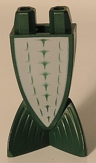 Tail, Mermaid / Merman Straight with Light Bluish Gray Scales Pattern