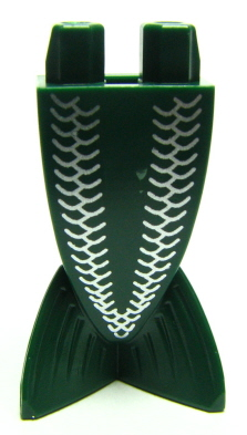 Tail, Mermaid / Merman Straight with Silver Scales Pattern