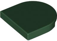 Tile, Round 2 x 2 Half Circle Extended