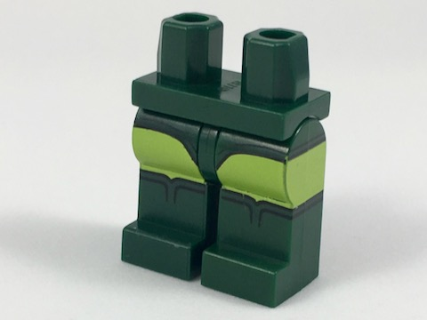 Hips and Legs with Lime Leggings under Leotard and Boots Pattern