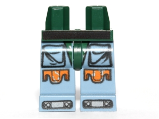 Hips and Sand Blue Legs with SW Boba Fett Armor Pattern