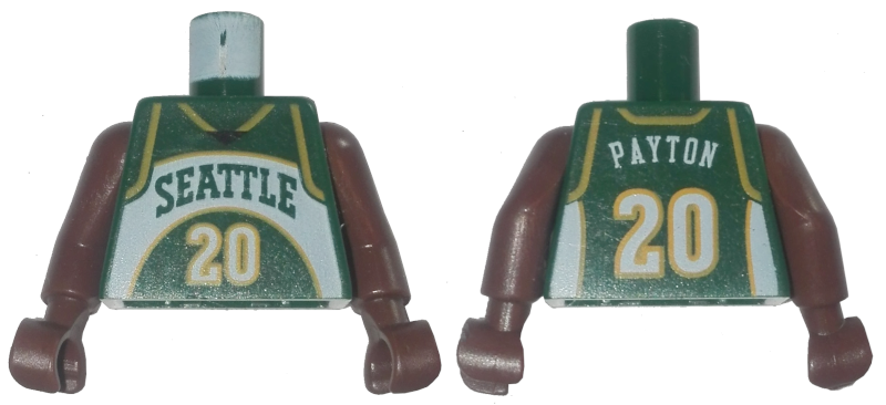 Part 973bpb139c01 : Torso NBA Seattle SuperSonics #20 Payton