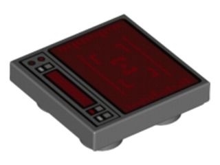 Tile, Modified 2 x 2 Inverted with SW First Order Heavy Assault Walker Target Monitor Pattern