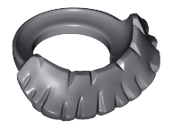 Minifigure Beard, Short Flared