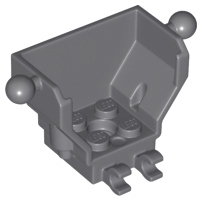 Cockpit 4 x 2 x 3 with Pin Hole, 2 Clips, and Tow Ball on Sides