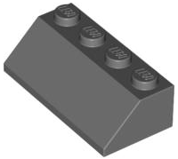LEGO® Basic Creator 100x Dachsteine weiß 2x4 45 3037 Neu Dach Slope 
