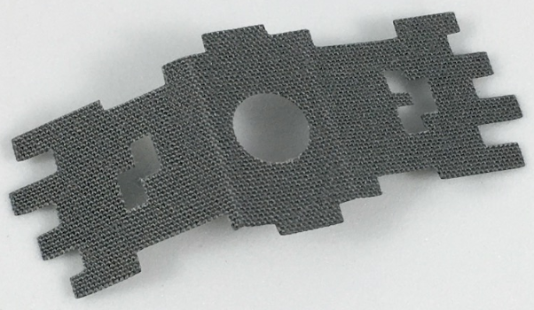 Minifigure Cape Cloth, Tattered and Pixelated (Minecraft) - Starched Fabric