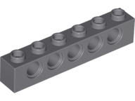 4x LEGO® Technic 3894 1x6 Lochstein Lochbalken neu-dunkelgrau NEU 