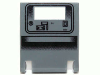 Container, Box 2 x 2 x 2 Door with Slot with Gonk Droid Pattern