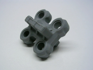 Technic, Spike Connector Flexible with Four Holes, Raised Center