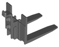 Vehicle, Forklift Wide Forks Reinforced with Rubber Belt Holder