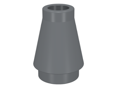 Noir / Black 10x Brique cone / Cone 1x1 top groove Lego 4589 b NEW NEUF