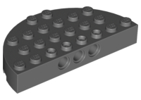 Brick, Round Corner 4 x 8 Full Brick Double