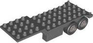Duplo Trailer Four Rear Wheels, Elevated Front End, 4 x 12 Studs with Gate Hinge