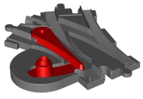 Duplo, Train Track Switcher with Red Switch