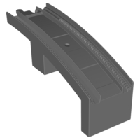 Duplo, Train Track Bridge Middle Section, Half Arch