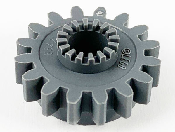 5 X NUOVO 6542 LEGO Tecnica FRIZIONE INGRANAGGIO con 16 denti-Scuro-Blu Grigio 