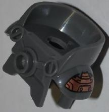 Minifigure Armor Space with Shoulder Protection with Copper Shoulder Plates Pattern