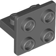 Bracket 1 x 2 - 2 x 2 Centered, Inverted