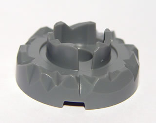 Turntable 4 x 4 Top with Jagged Edge and Three Segments (Atlantis Key Holder)