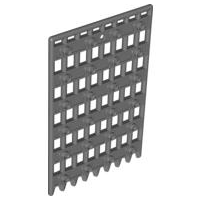 LEGO PART 89510 BLACK 1 x 8 x 12  CASTLE GATE/PORTCULLIS x 1 