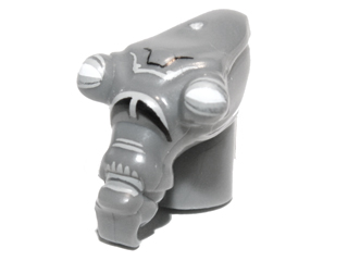 Minifigure, Head, Modified SW Geonosian with Gray Eyes Pattern