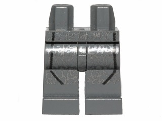 Hips and Legs with SW Chancellor Palpatine Robe with Silver Pattern