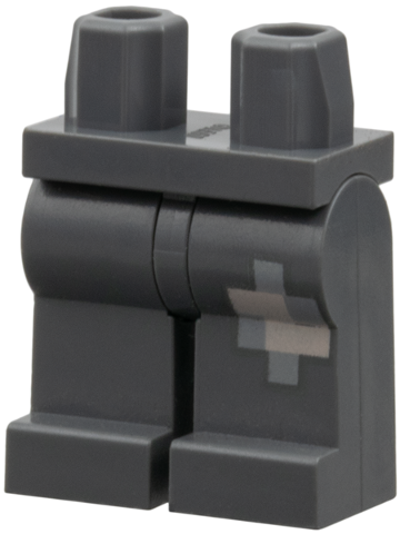 Hips and Legs with Pixelated Dragon Slayer Pattern